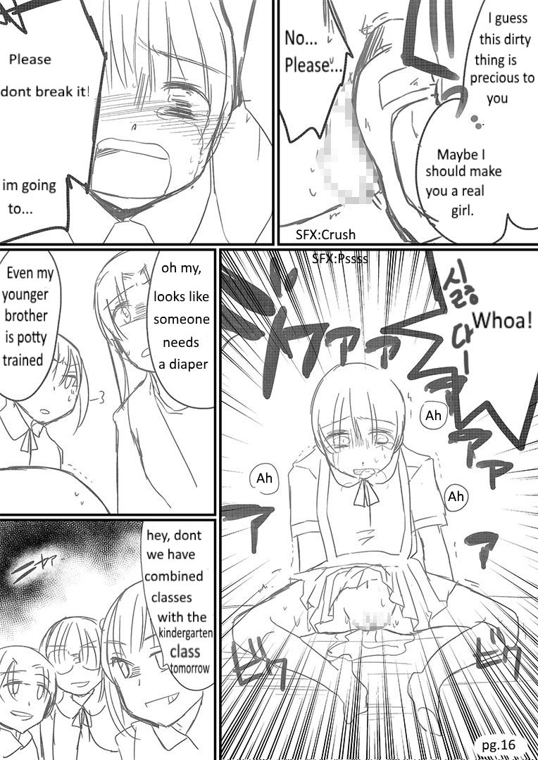 [恥辱庵] 包茎男子落第再教育法 [英訳]