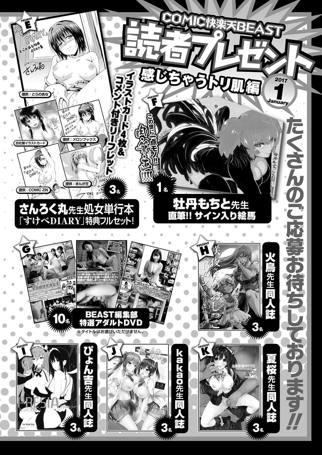 COMIC 快楽天ビースト 2017年1月号 [DL版]