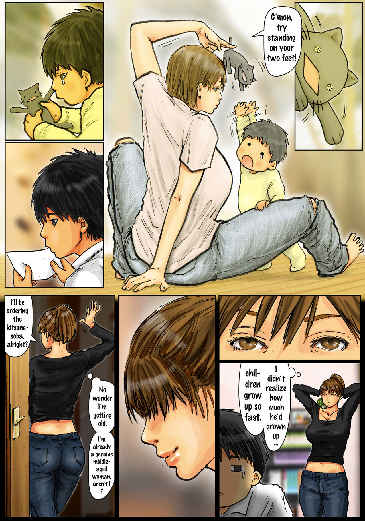 [黒猫スミス] 母さんの女穴『あな』つかわせて ～後編～ [英訳] [DL版]