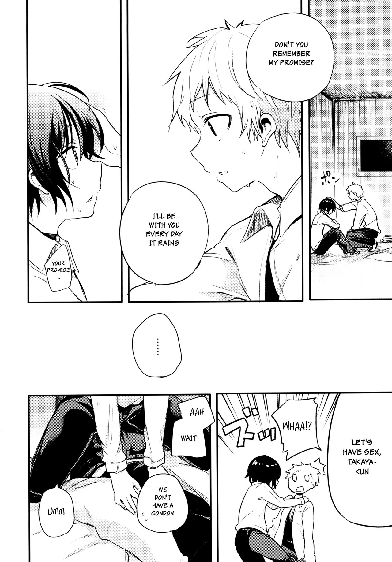 (コミティア117) [青色一座 (あおいろ一号)] のらねことレインデイズ [英訳]