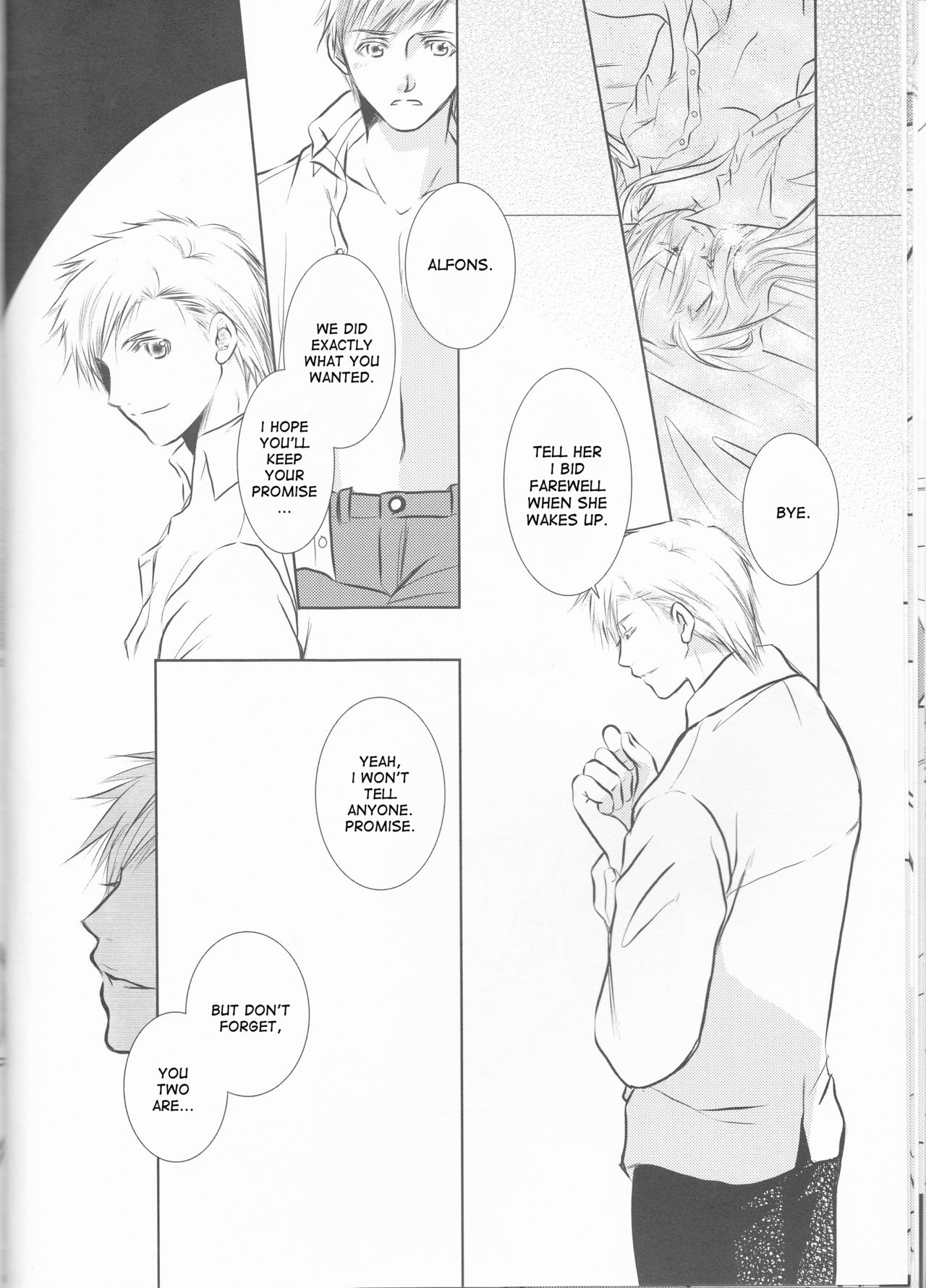 (色マジック) [HEAVENS (月影満丸)] 秘密‐Different story‐ (鋼の錬金術師) [英訳]