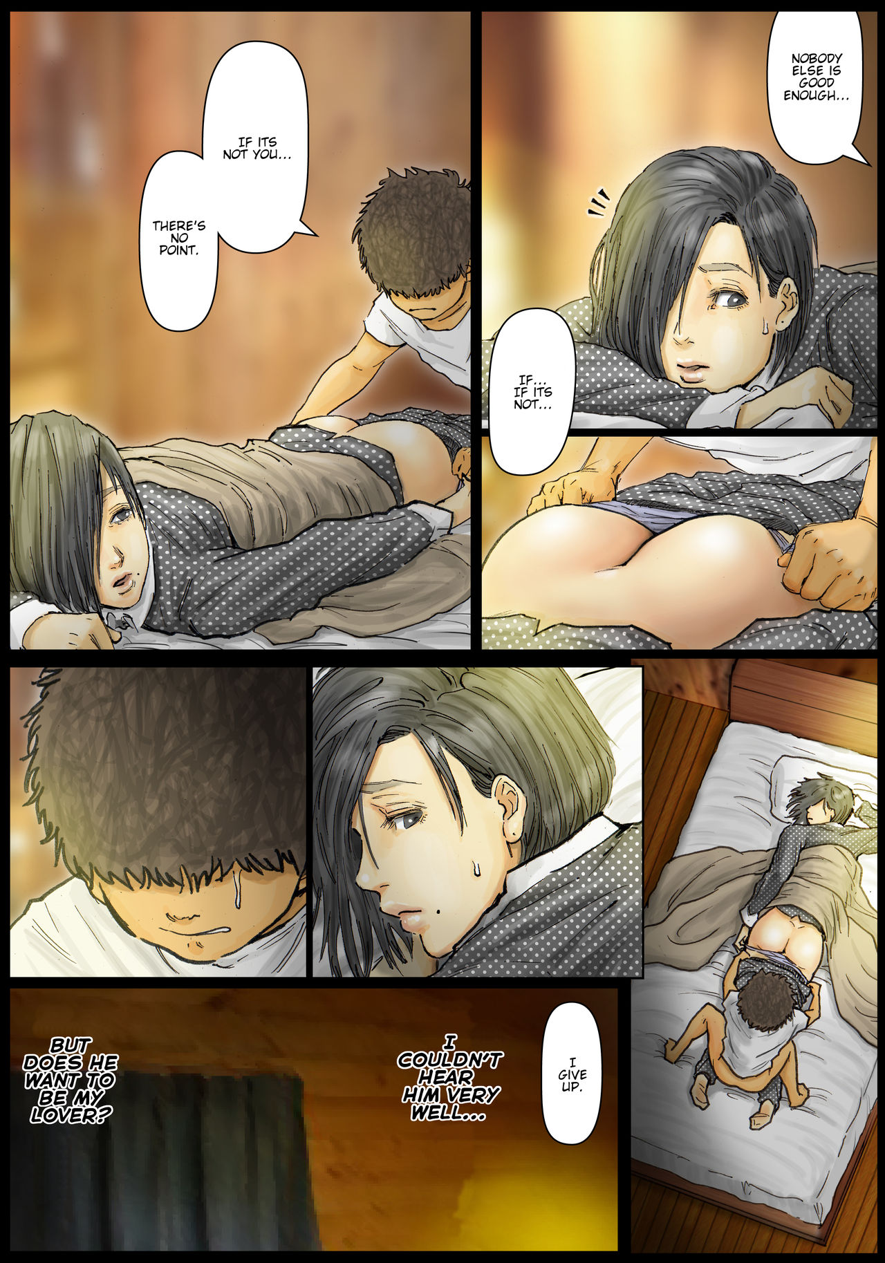 [黒猫スミス] おばさんの肉体(からだ)が気持ち良過ぎるから ～ボクのおばさんは超名器だった ～ [英訳]