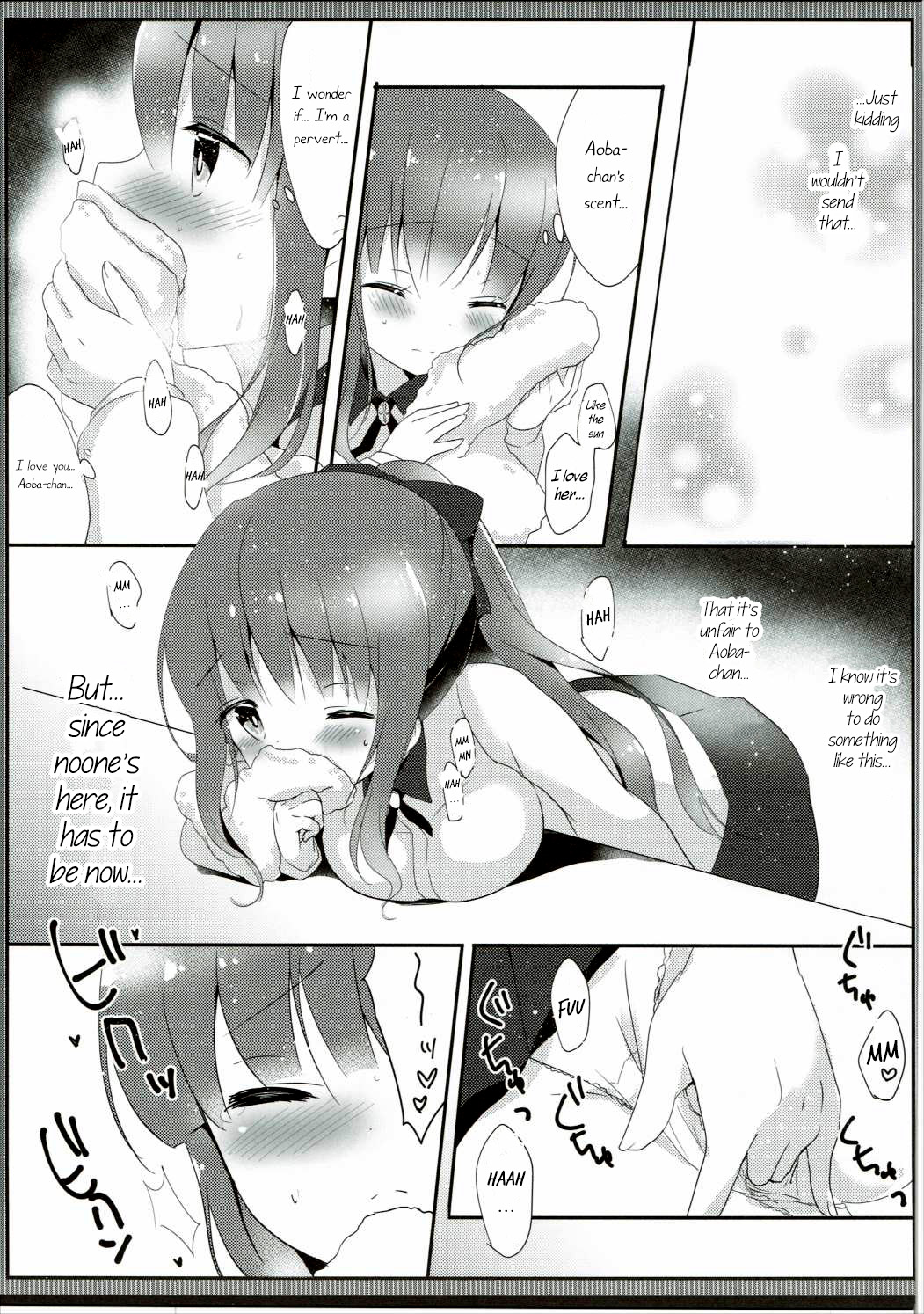 (みみけっと35) [あめうさぎ (飴玉コン)] 優しい青葉ちゃんがすき…!? (NEW GAME!) [英訳]