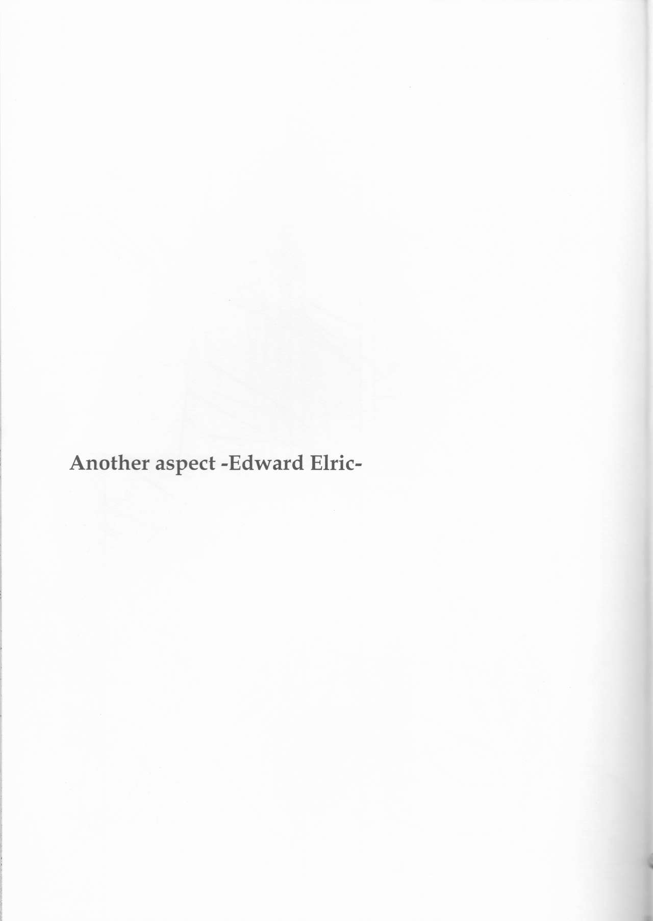 (色マジック) [HEAVENS (月影満丸)] 秘密‐Different story‐ (鋼の錬金術師)