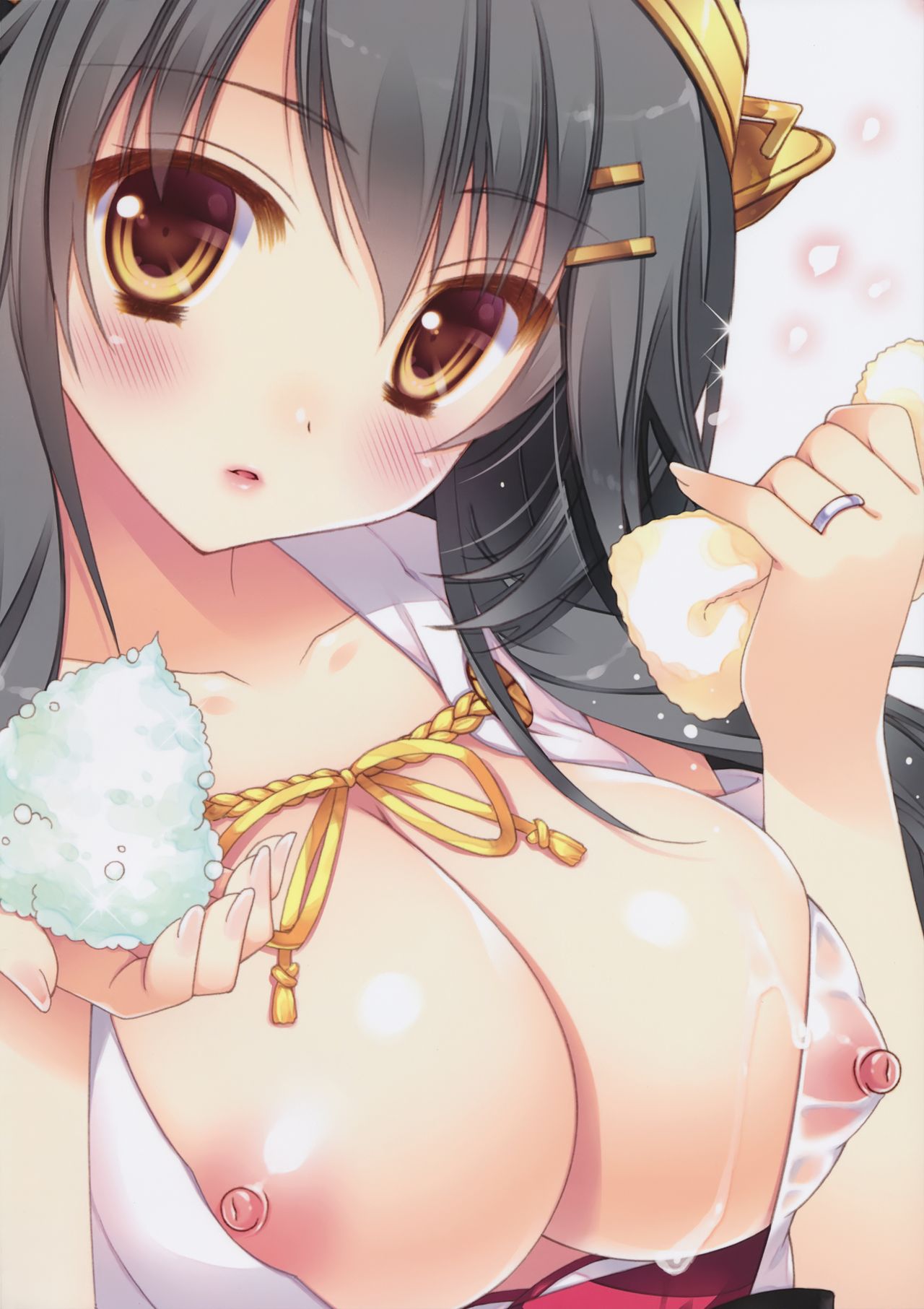 (C90) [しぐにゃん (しぐにゃん)] 我、榛名とお風呂に突入す!! (艦隊これくしょん -艦これ-) [中国翻訳]