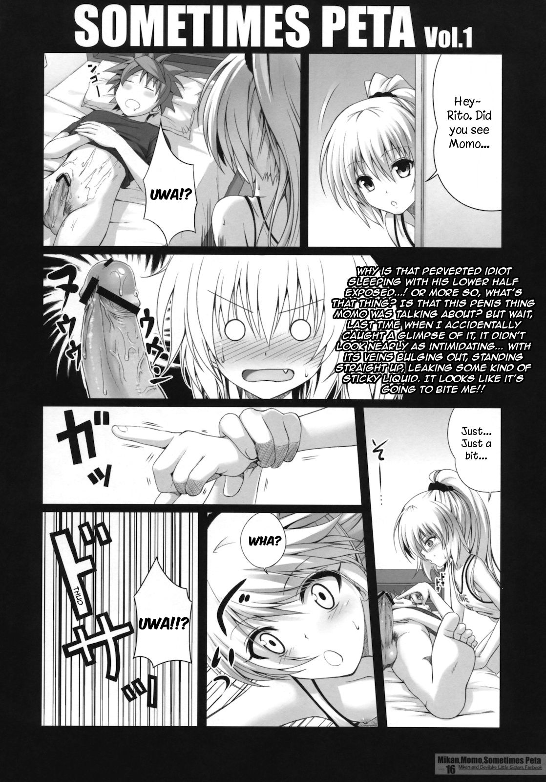 (C79) [40010壱号 (40010試作型)] MIKAN, MOMO, SOMETIMES PETA (ToLOVEる) [英訳]