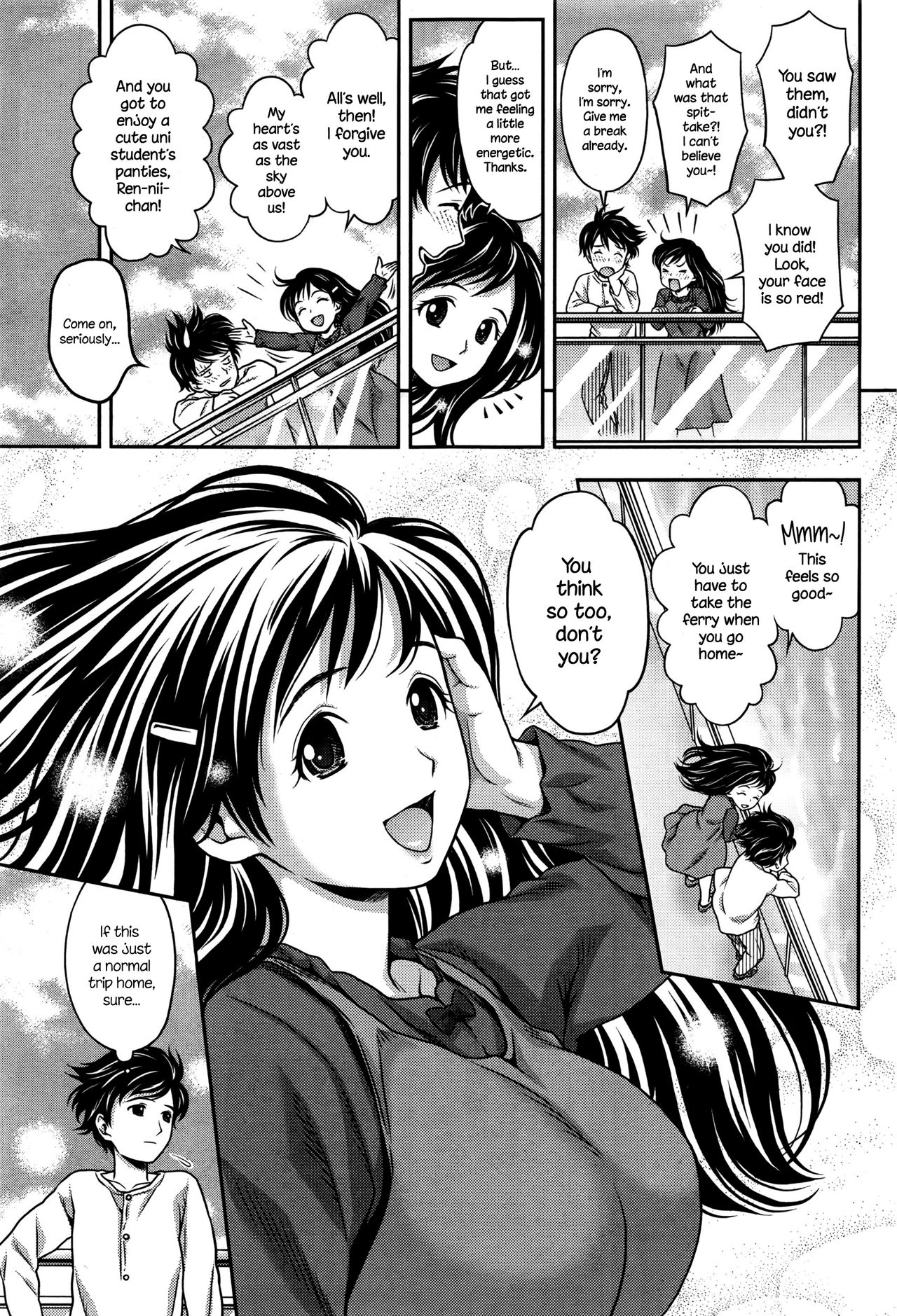 [あきなお] かすみと蓮にぃちゃん (月刊 ビタマン 2016年6月号) [英訳]