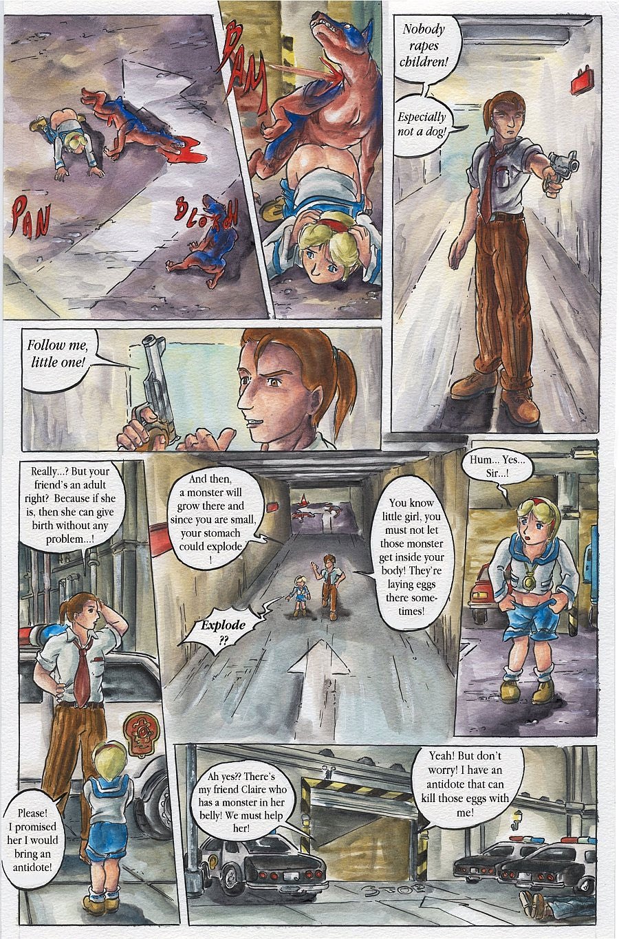 悪いバイオハザード：ウイルスX（パッセージ）英語