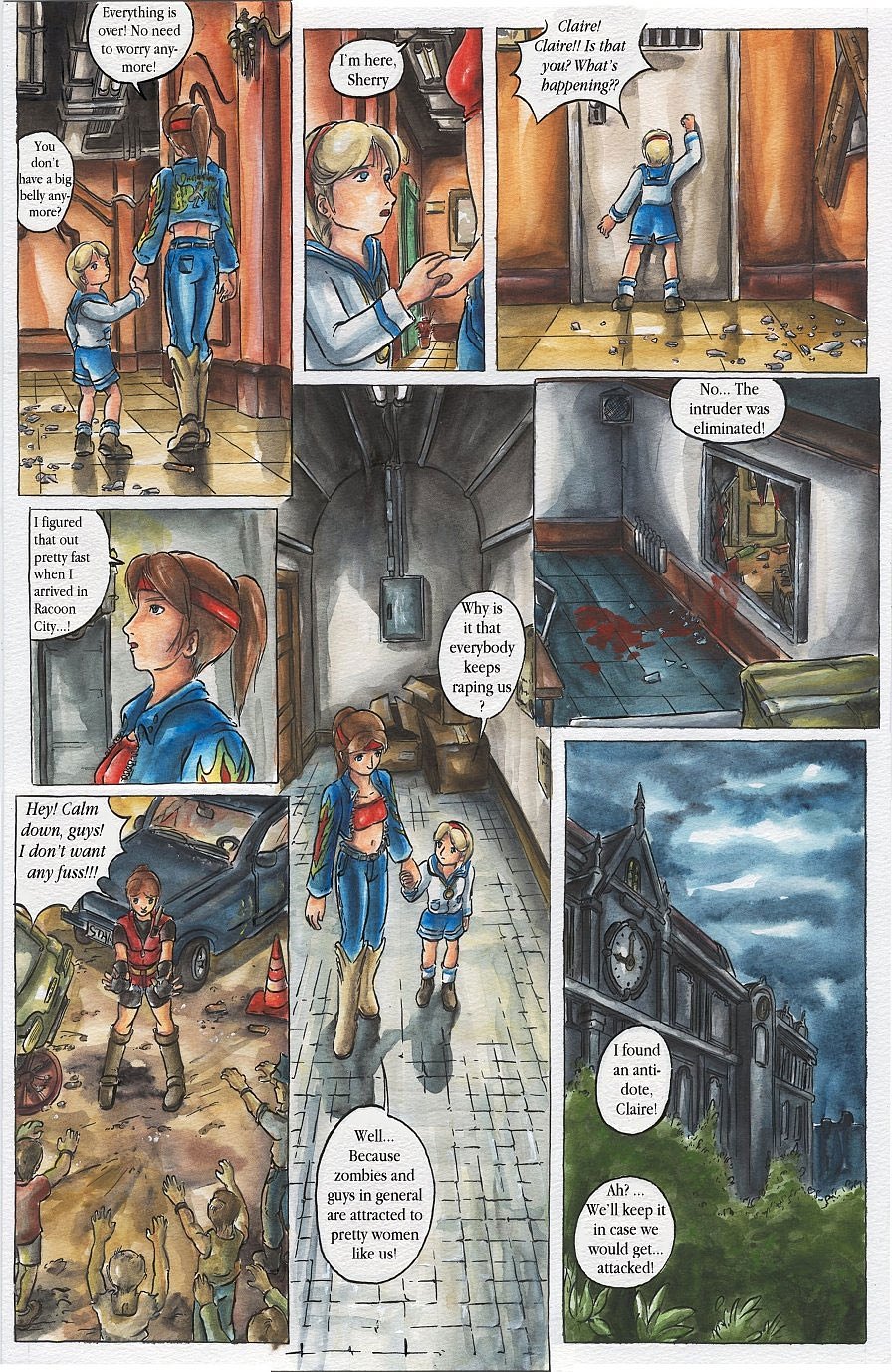 悪いバイオハザード：ウイルスX（パッセージ）英語