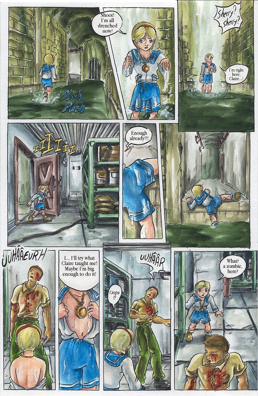 悪いバイオハザード：ウイルスX（パッセージ）英語