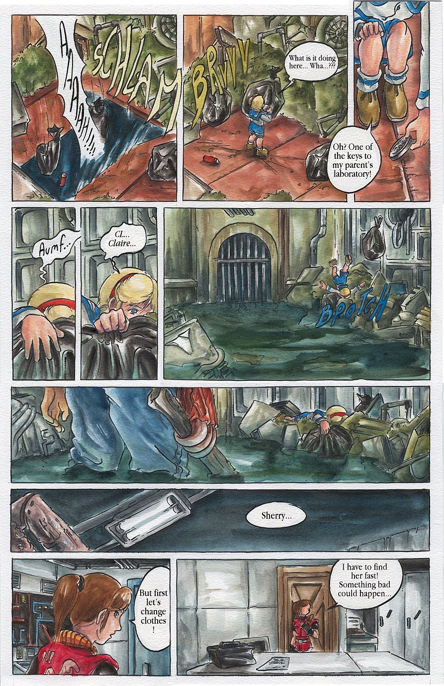 悪いバイオハザード：ウイルスX（パッセージ）英語