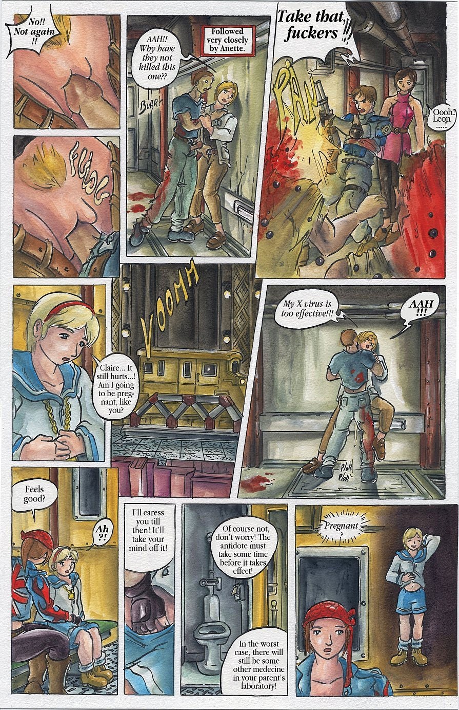 悪いバイオハザード：ウイルスX（パッセージ）英語