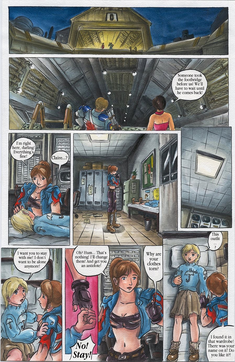 悪いバイオハザード：ウイルスX（パッセージ）英語