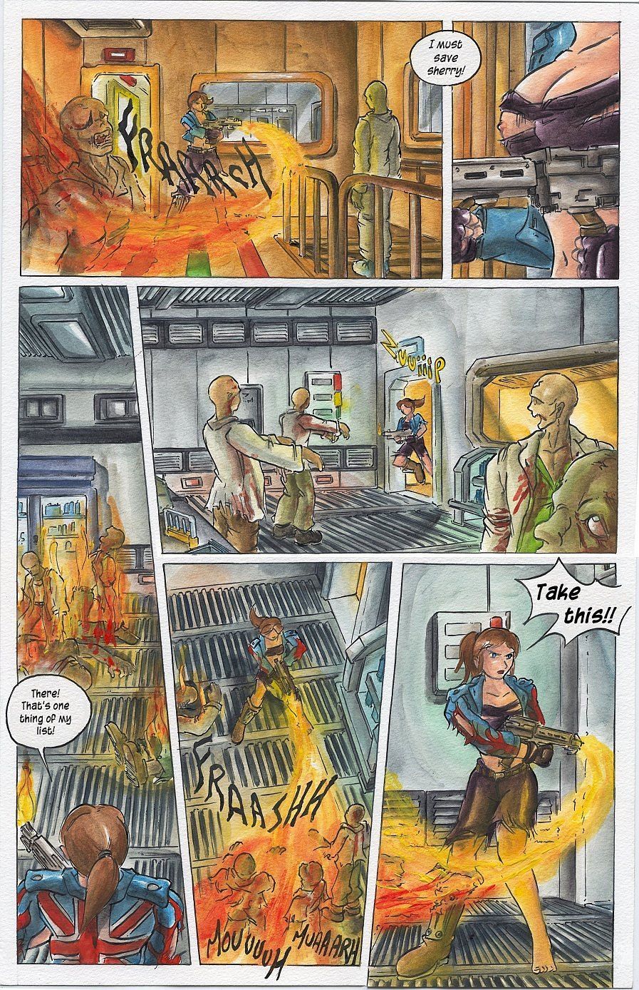 悪いバイオハザード：ウイルスX（パッセージ）英語