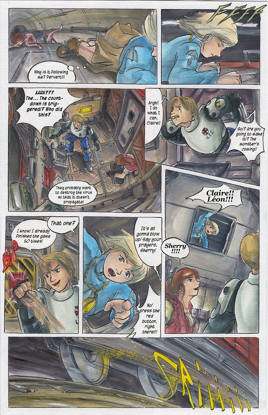 悪いバイオハザード：ウイルスX（パッセージ）英語