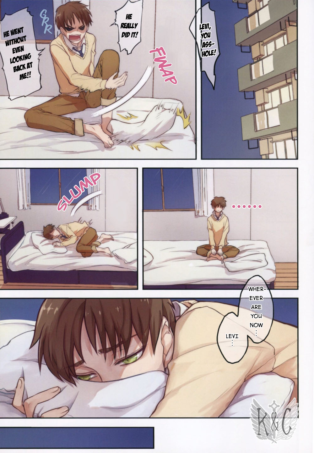 (第7回壁外調査博) [黒白K (落音)] plenilune (進撃の巨人) [英訳]