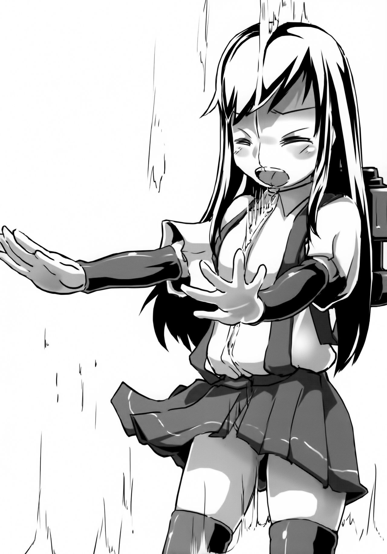 (C90) [ジョング (スキヨ)] ぶっとべ朝潮ちゃん(物理的に) (艦隊これくしょん -艦これ-) [中国翻訳]