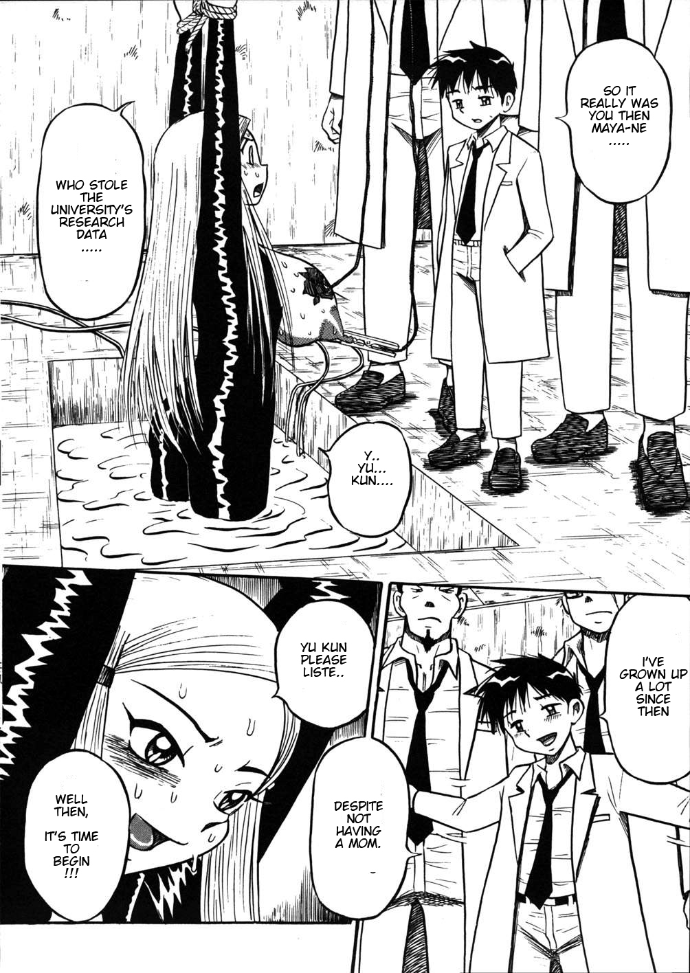 [妄想低気圧] マヤ拷問日和 (妄想ノート) [英訳]