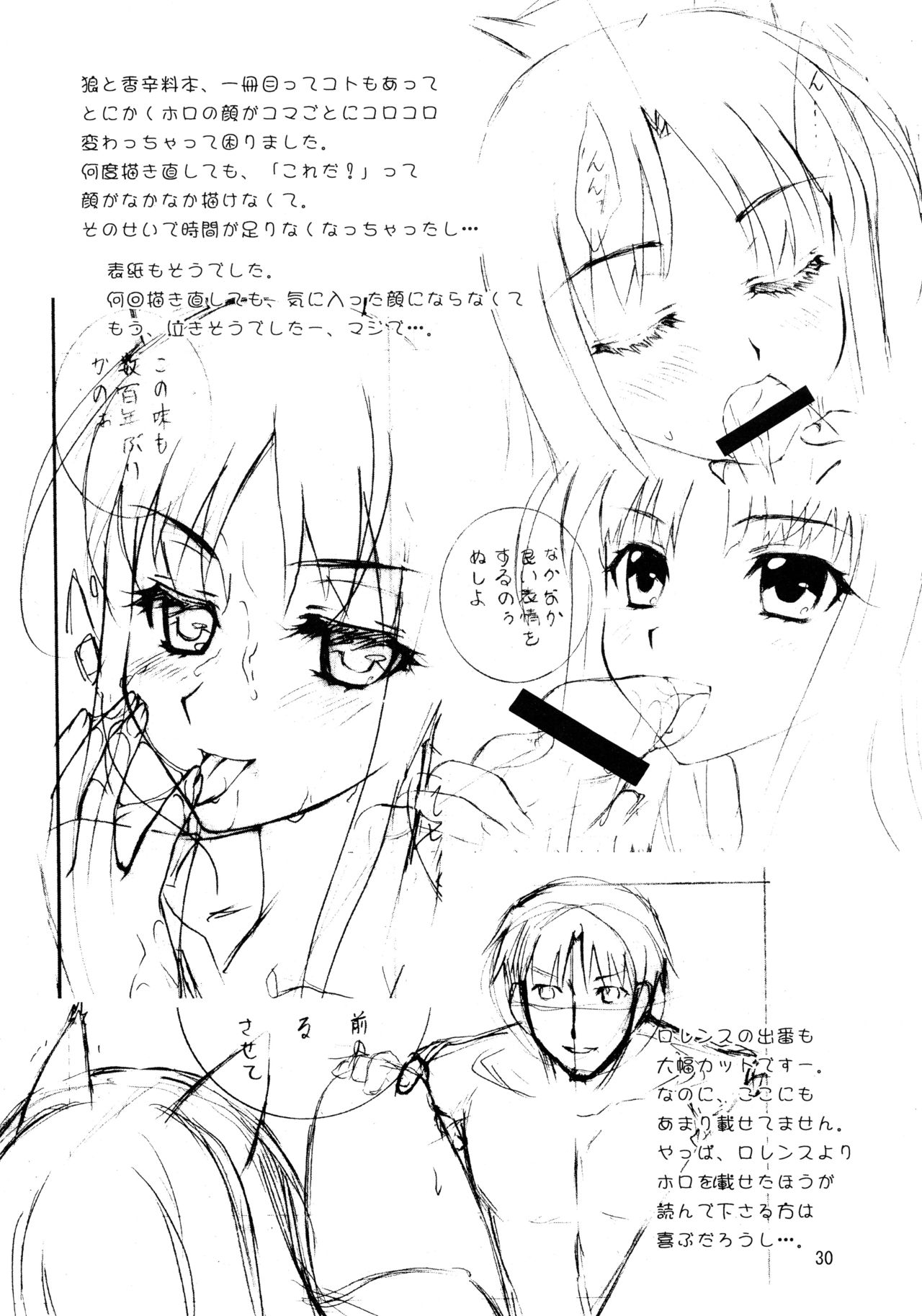 (COMIC1☆2) [あーもんど共和国 (藍海松茶)] 狼のフルコース (狼と香辛料)