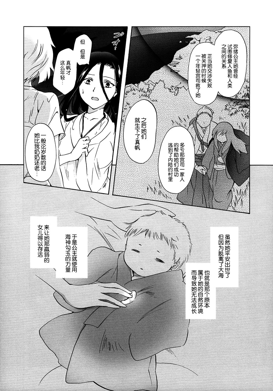 [peachpulsar (みら)] 藍色人魚 [中国翻訳] [DL版]