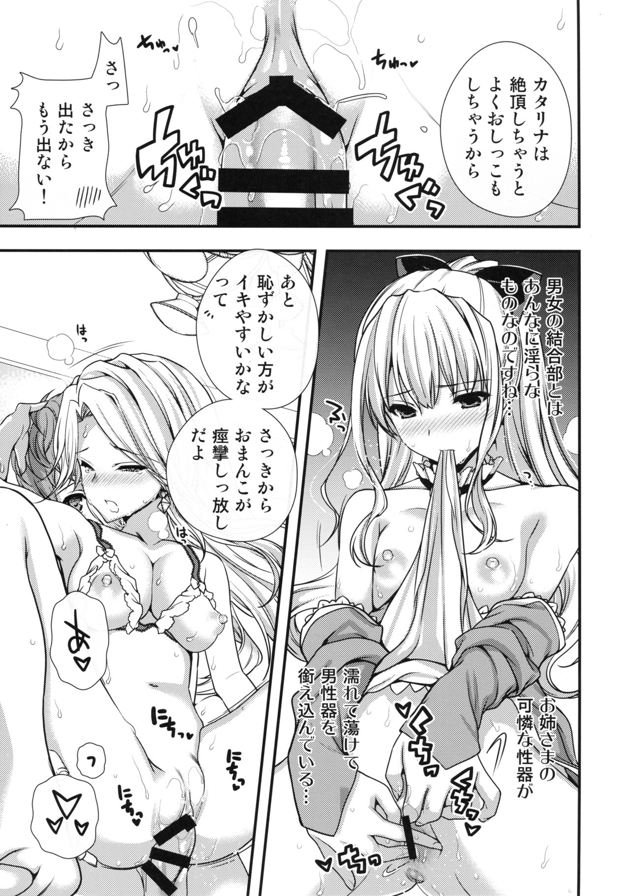 (C89) [恋愛漫画家 (鳴瀬ひろふみ)] カタリナお姉さまの処女を散らした野良騎空士に再教育を! (グランブルーファンタジー)