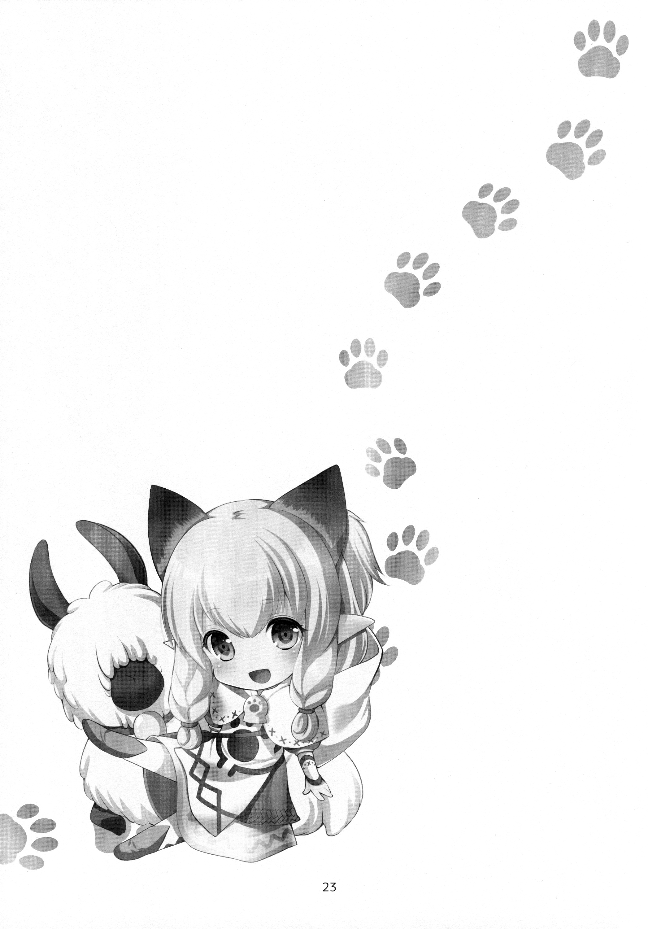 (ガタケット144) [いもむや本舗 - Singleton (あずまゆき)] ネコ嬢inマイハウス (モンスターハンタークロス) [中国翻訳]