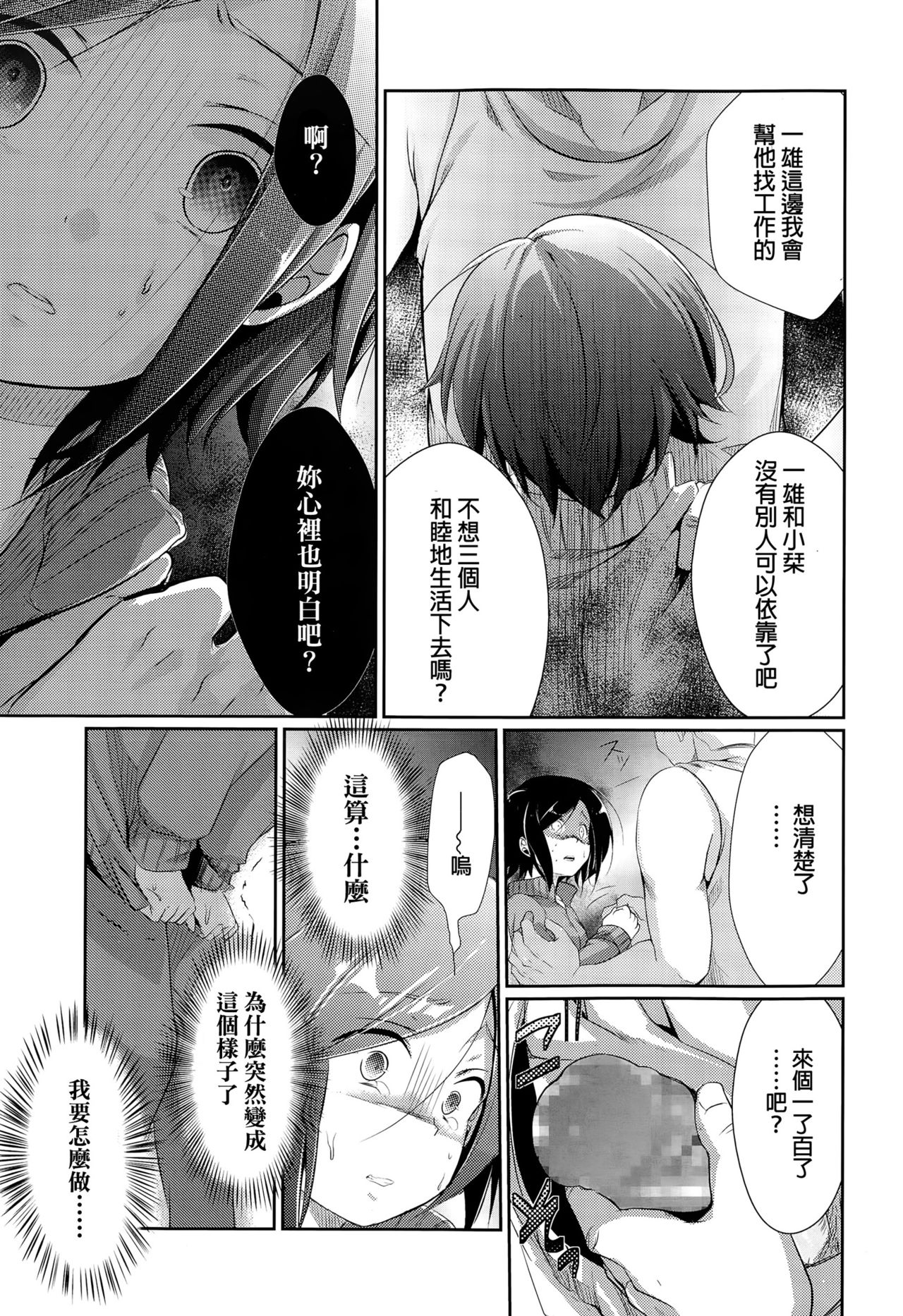 [藍夜] 逃避行の果てに (COMIC 高 Vol.3) [中国翻訳]