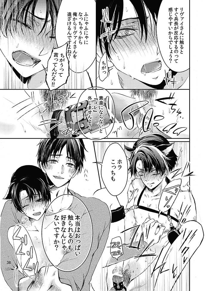 (SUPER24) [××家 (神崎柚)] 双子猫拾いました (進撃の巨人)