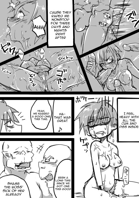 [咲次朗] TS娘＋落書き漫画 [英訳]