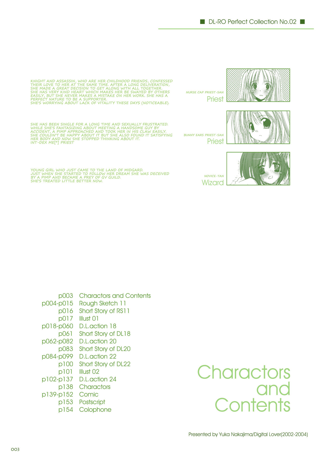 [Digital Lover (なかじまゆか)] Rough Sketch 11 (DL-RO総集編02) (ラグナロクオンライン) [英訳] [DL版]