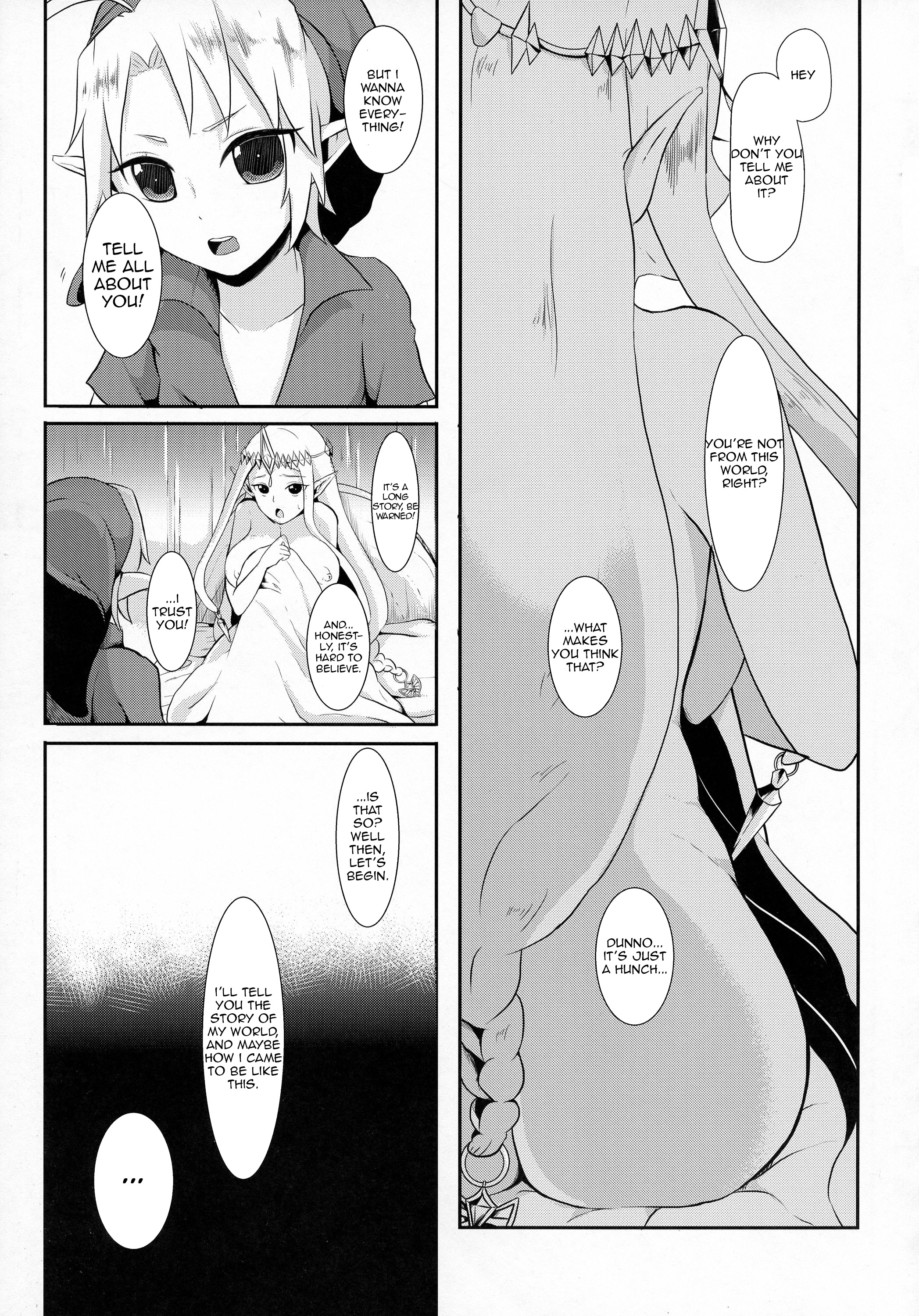 (COMIC1☆9) [まるちぃず (るんるん)] 時廻～ふたなりゼルダ姫の暴走が止まらないッ！～ (ゼルダの伝説) [英訳]