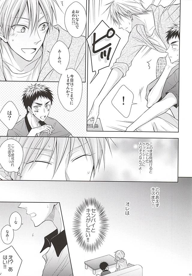 (C88) [アンラッキーストライク (げむた)] 恋愛ビギナーに敬愛。 (黒子のバスケ)