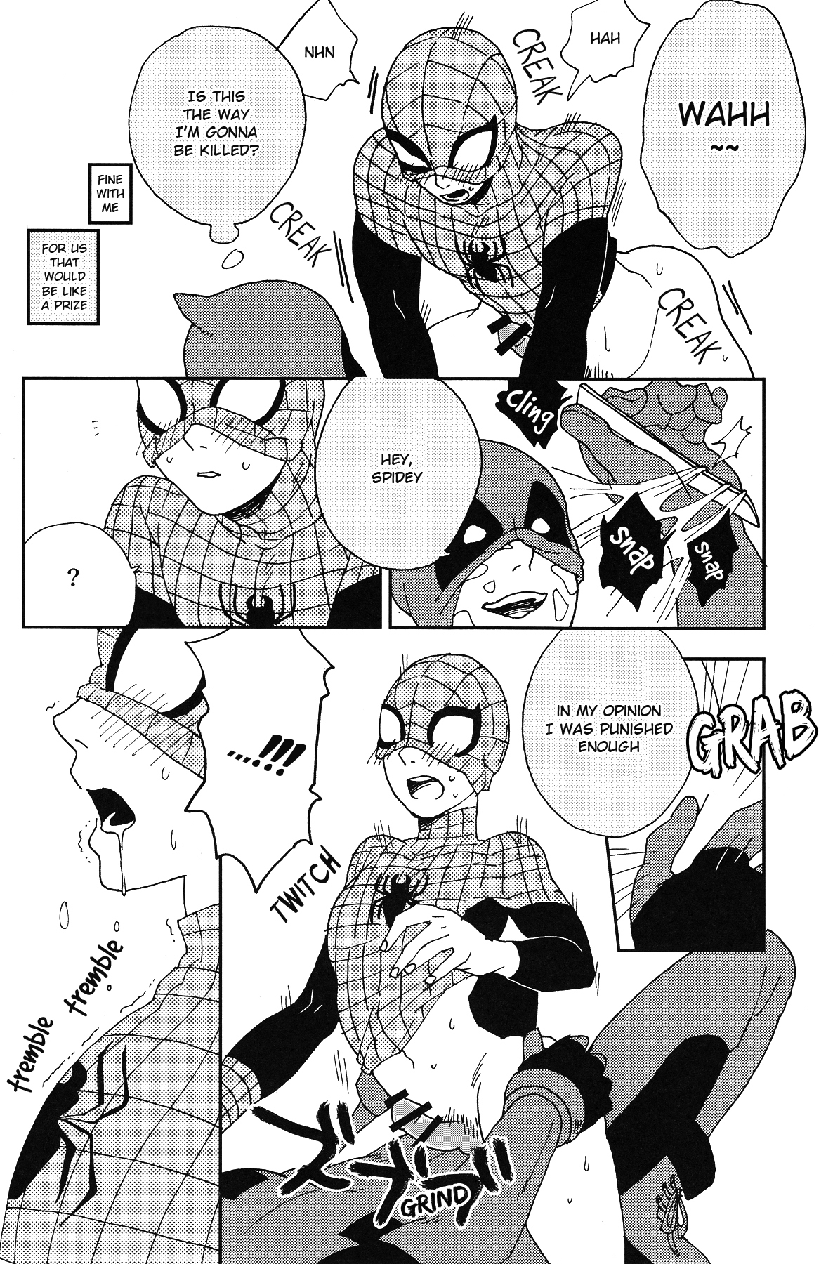 (TEAM UP 5) [アンドロメダ (紫苑)] Naughty Spidey (Spider-Man) [英訳]