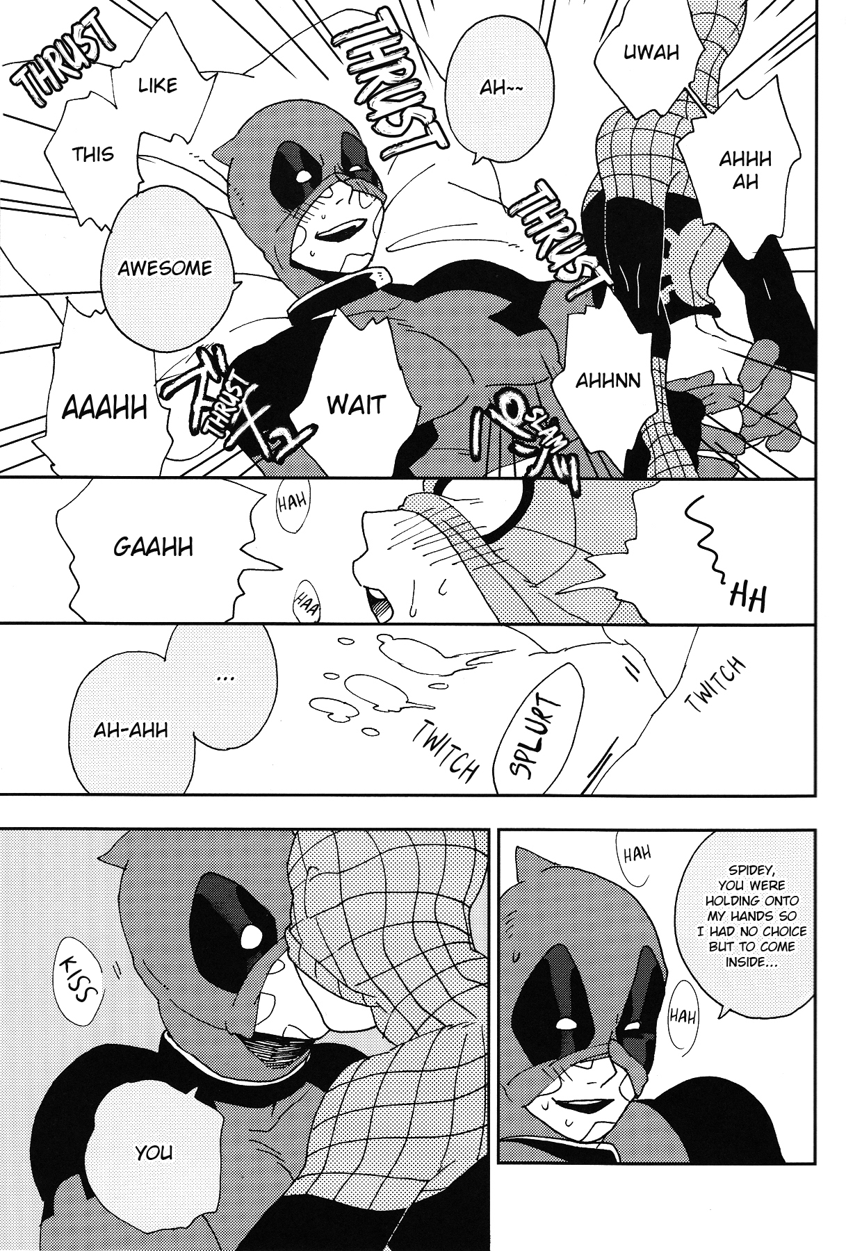 (TEAM UP 5) [アンドロメダ (紫苑)] Naughty Spidey (Spider-Man) [英訳]