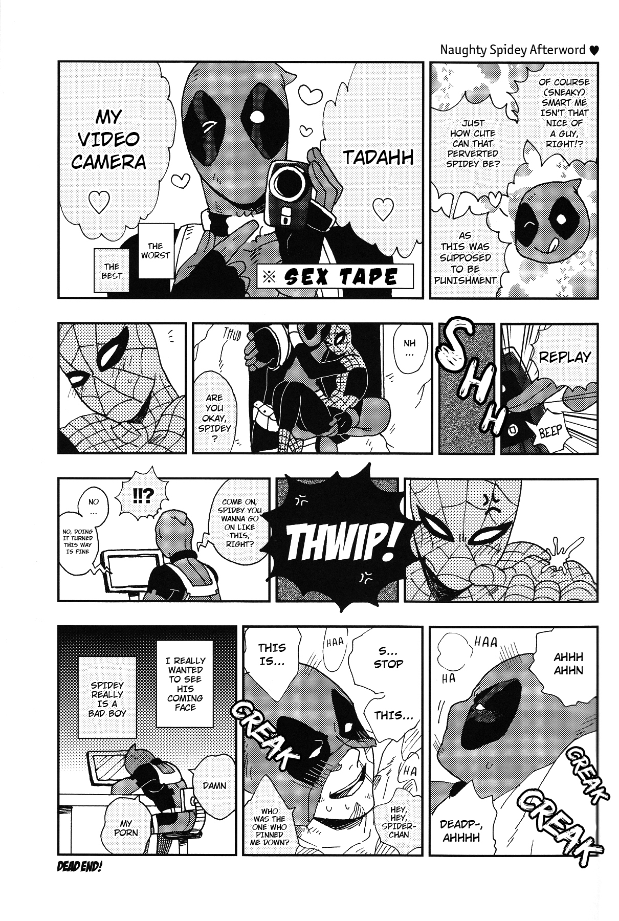 (TEAM UP 5) [アンドロメダ (紫苑)] Naughty Spidey (Spider-Man) [英訳]