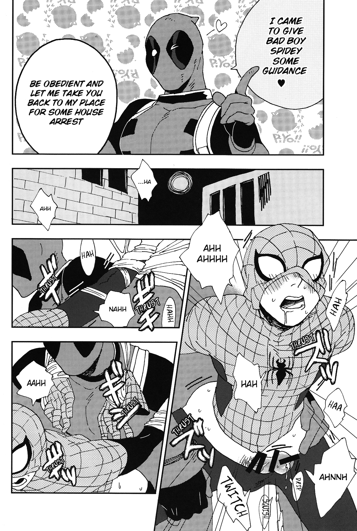 (TEAM UP 5) [アンドロメダ (紫苑)] Naughty Spidey (Spider-Man) [英訳]