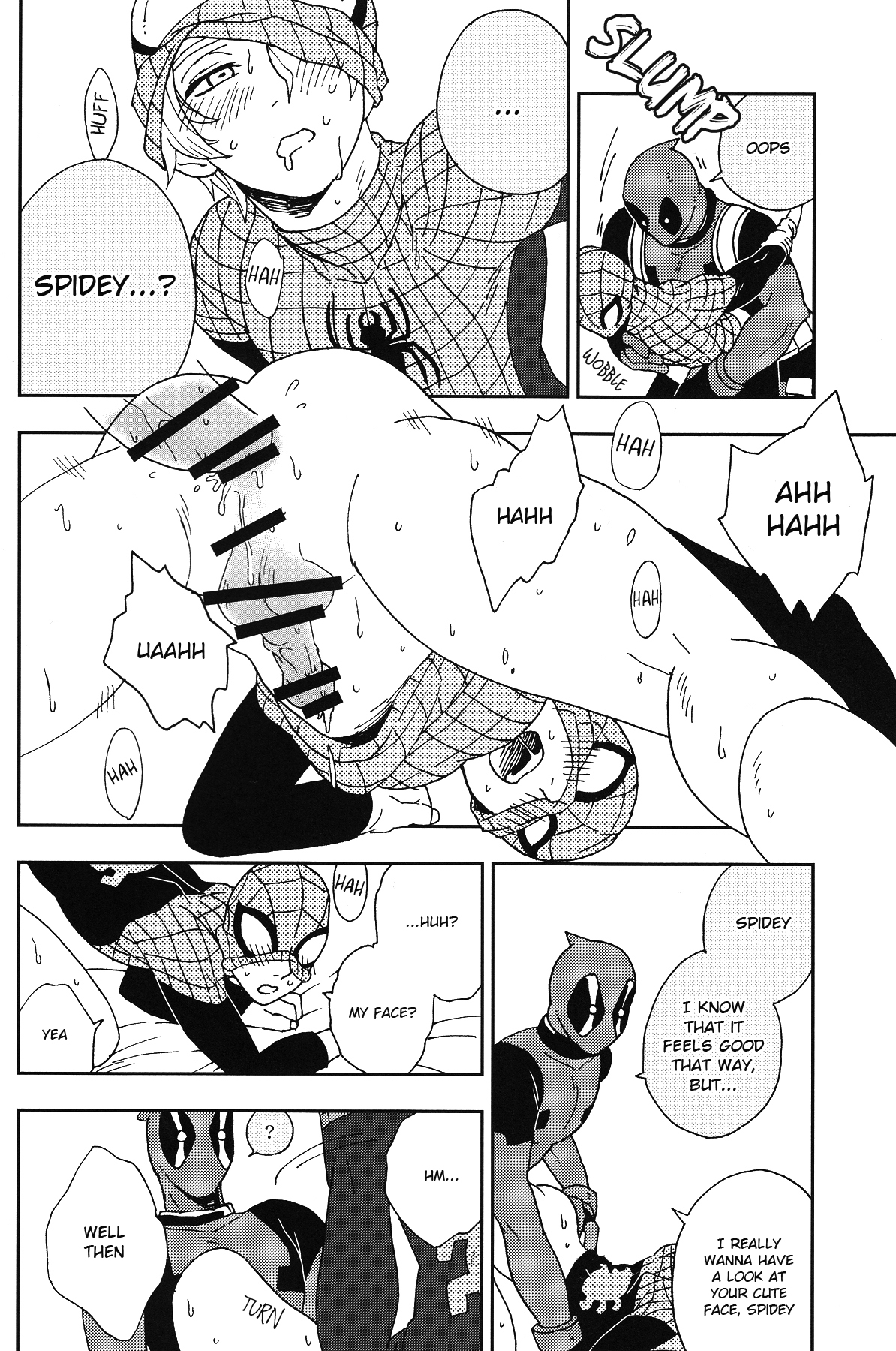 (TEAM UP 5) [アンドロメダ (紫苑)] Naughty Spidey (Spider-Man) [英訳]
