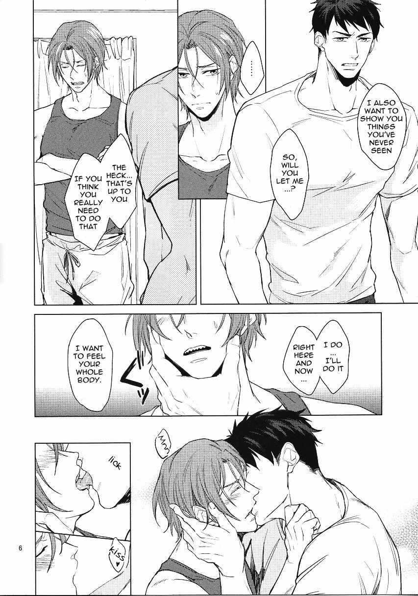 (SUPER関西20) [2HB (金田)] Presence (Free!) [英訳]