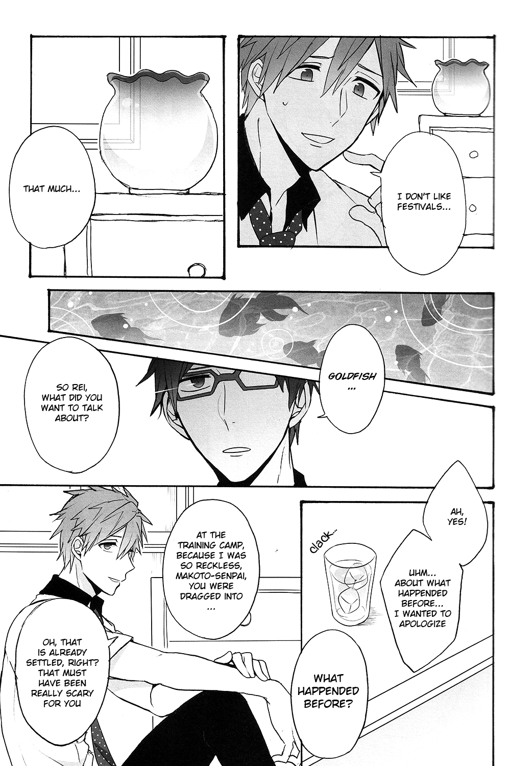 (GOOD COMIC CITY 20) [劇団レトロ座 (置るみる)] 泡沫掬い (Free!) [英訳]