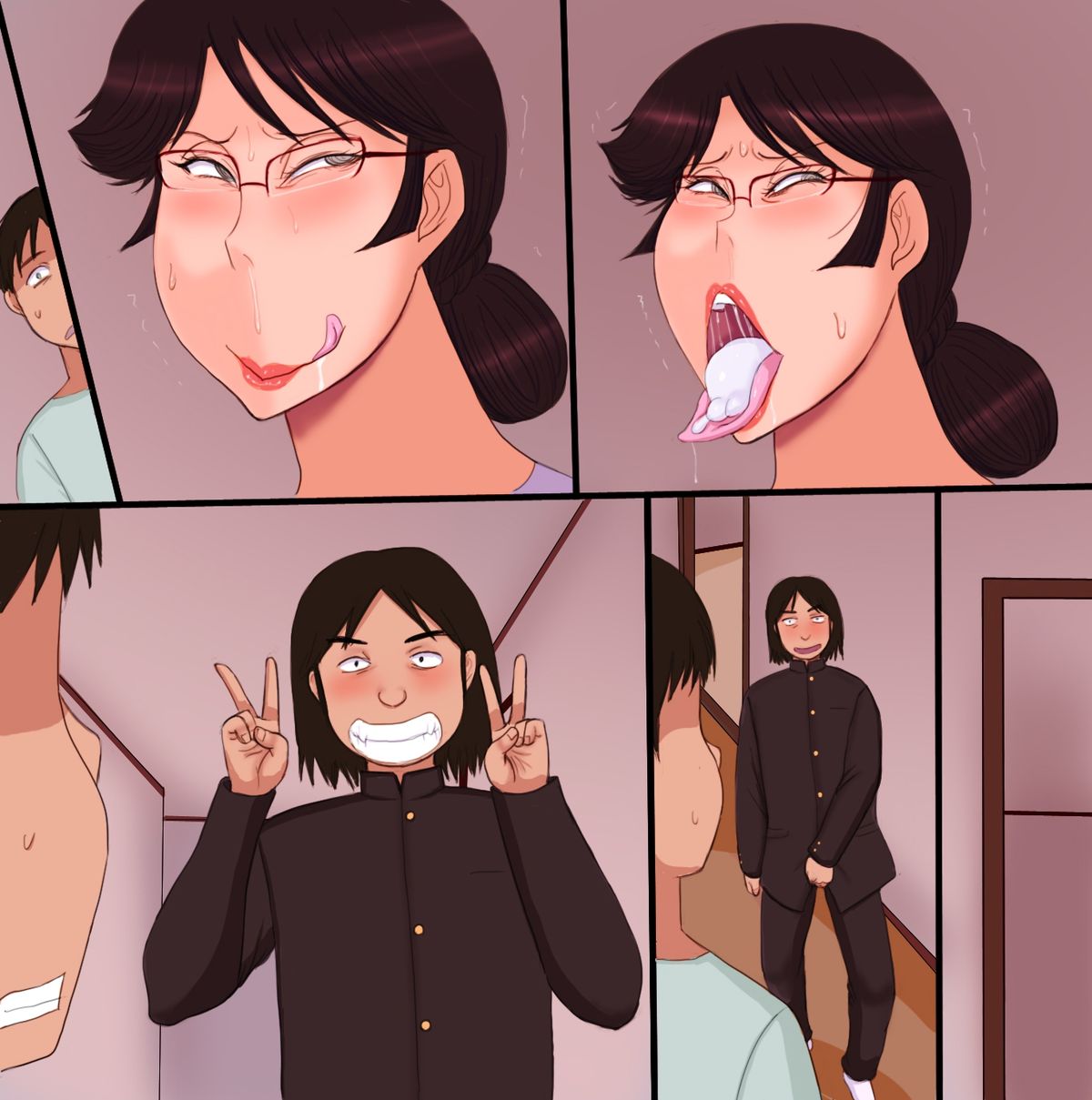 [暁創圏] 同級生のオナホールに成った母