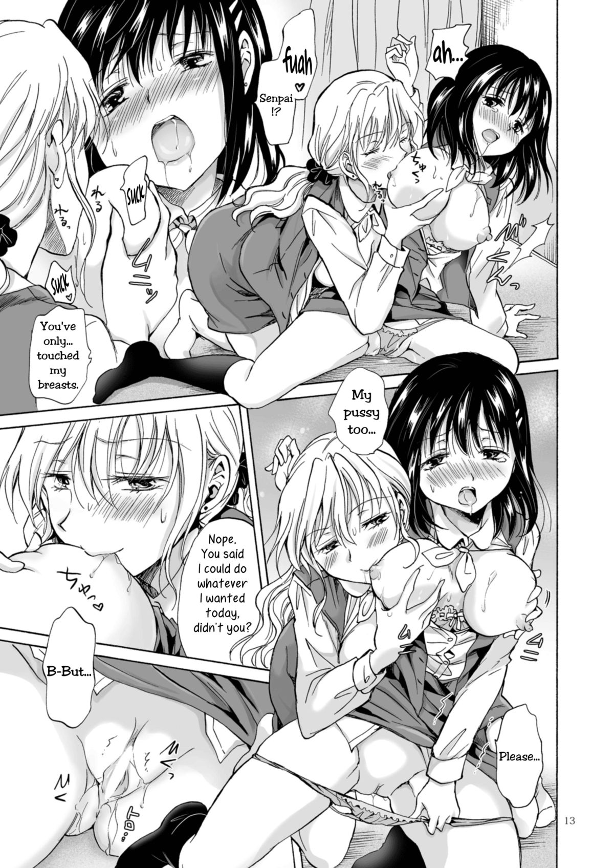 [peachpulsar (みら)] OLさんがおっぱいだけでいっちゃう漫画 [英訳] [DL版]
