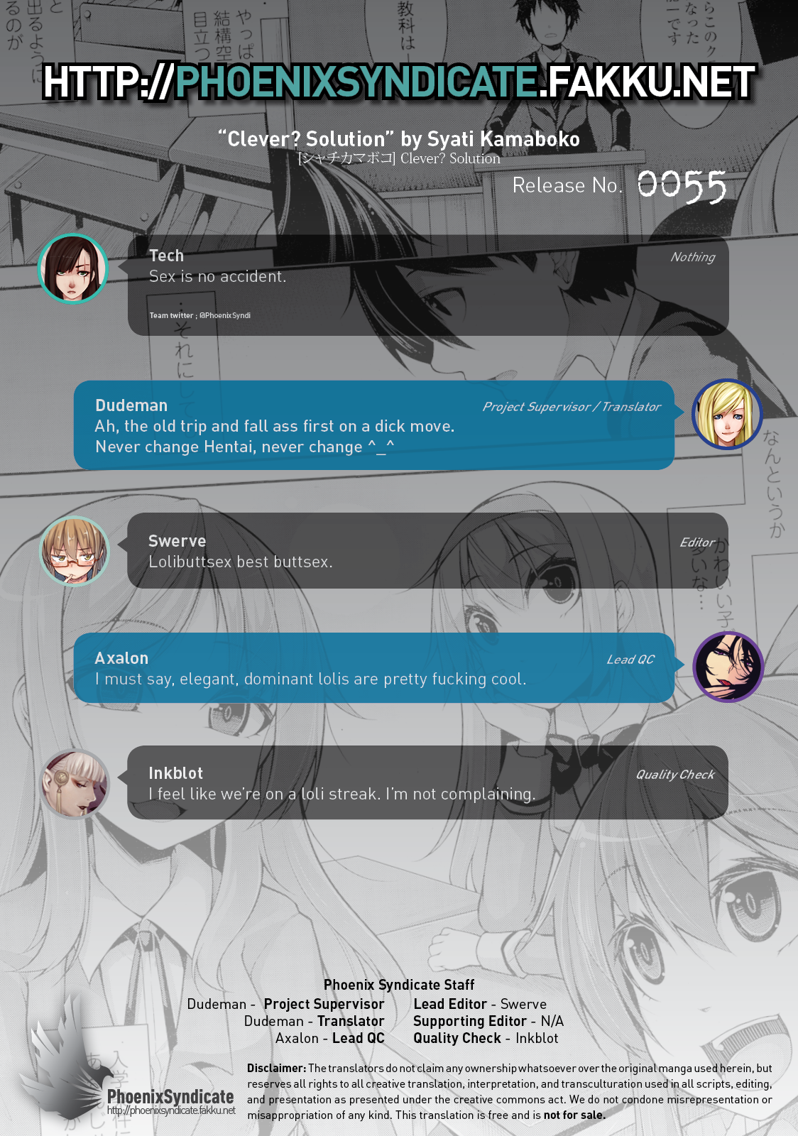 [シャチカマボコ] Clever? Solution #1-3 [英訳]