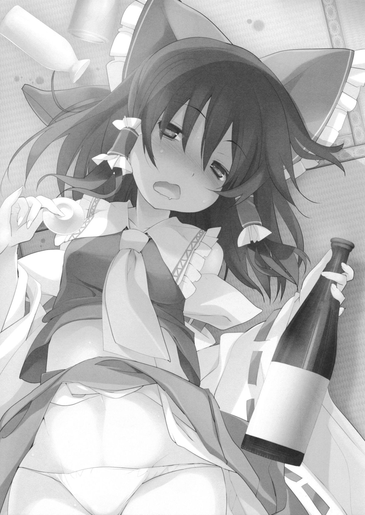 (例大祭12) [とりあえず(仮) (とろろ)] 組み伏せ!!泥酔霊夢さん! (東方Project)