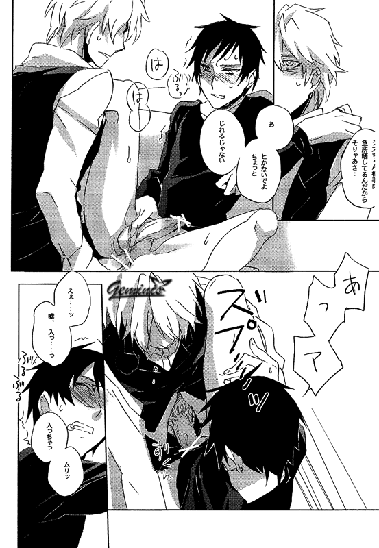 [Blue-SYSTEMa (ウサ)] Battle in the Booth (デュラララ!!)