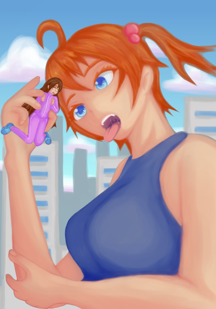 [iruka] 丸呑み巨大娘