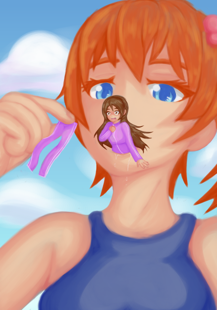 [iruka] 丸呑み巨大娘