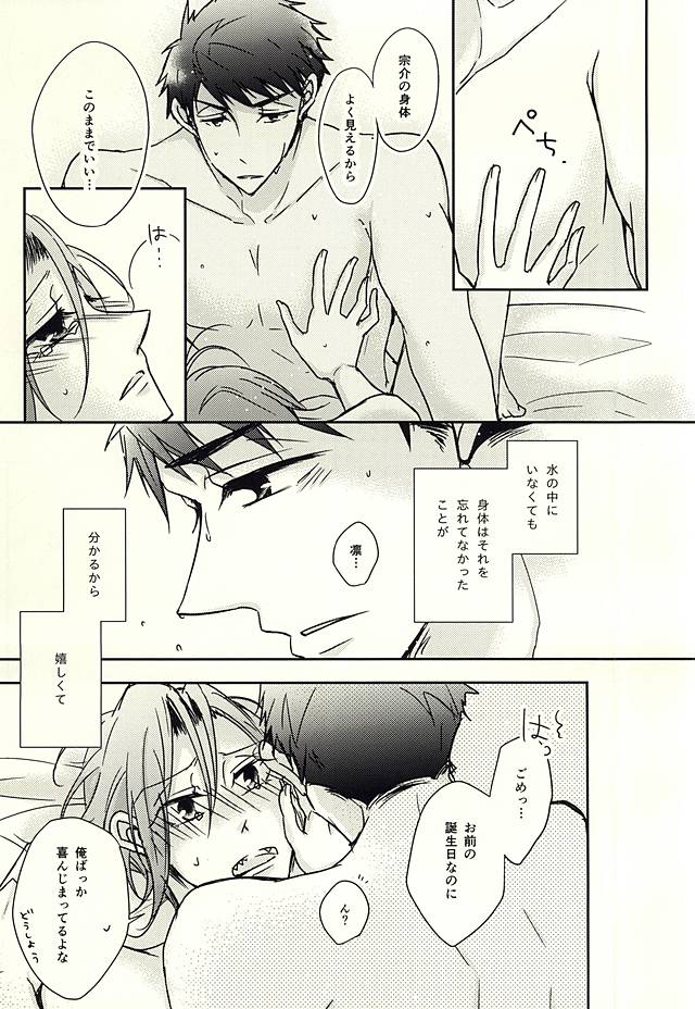 (吼える!SHARK!!2) [NAT-B (くろなち)] Re*Birthday (Free!)