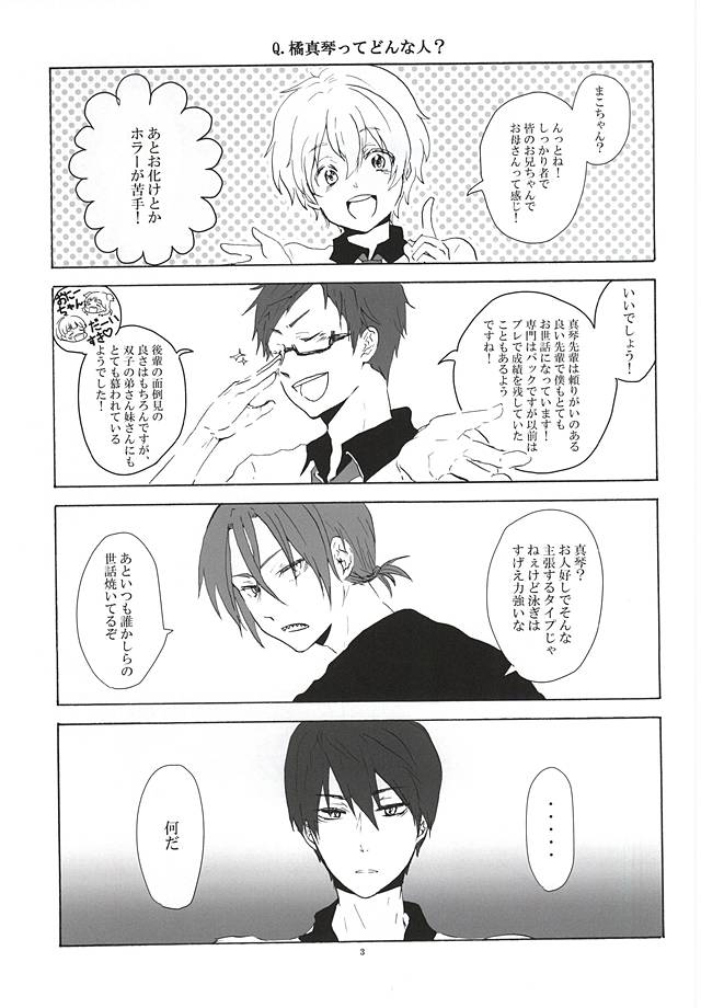 (恋愛シャチュエーション4) [なつのよの (りく)] 宗介くんに甘えたいっ! (Free!)
