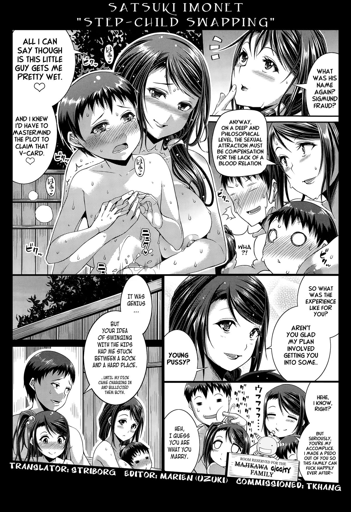 [皐月芋網] step child swapping (COMIC 天魔 2014年12月号) [英訳]