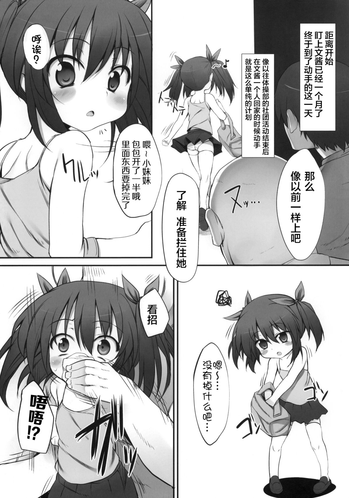 (コミティア92) [Marked-two (まーくん、七条)] ふみちゃんの観察日記(上) [中国翻訳]